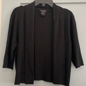 Ann Taylor Factory Black Shrug Sweater